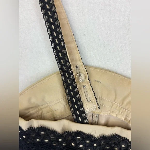 TRIPP NYC Black Lace‎ Corset Top Boustier Tank Sleeveless Sexy Vintage Y2K XS - Picture 8 of 16